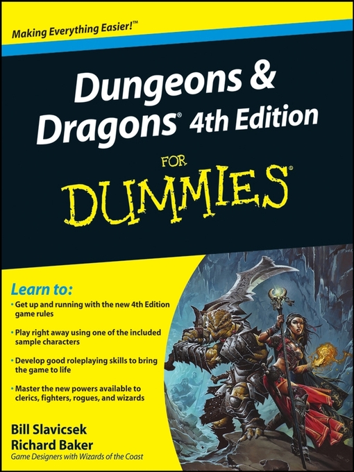 Title details for Dungeons and Dragons for Dummies by Bill Slavicsek - Wait list